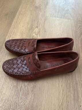 Robert Zur Petra Woven Leather Driving Loafers Women’s 6.5